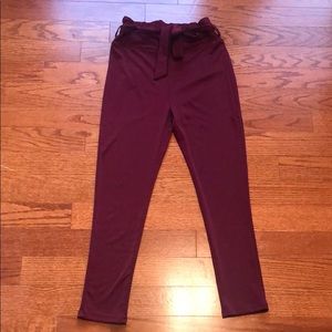 Maroon Dress Pants